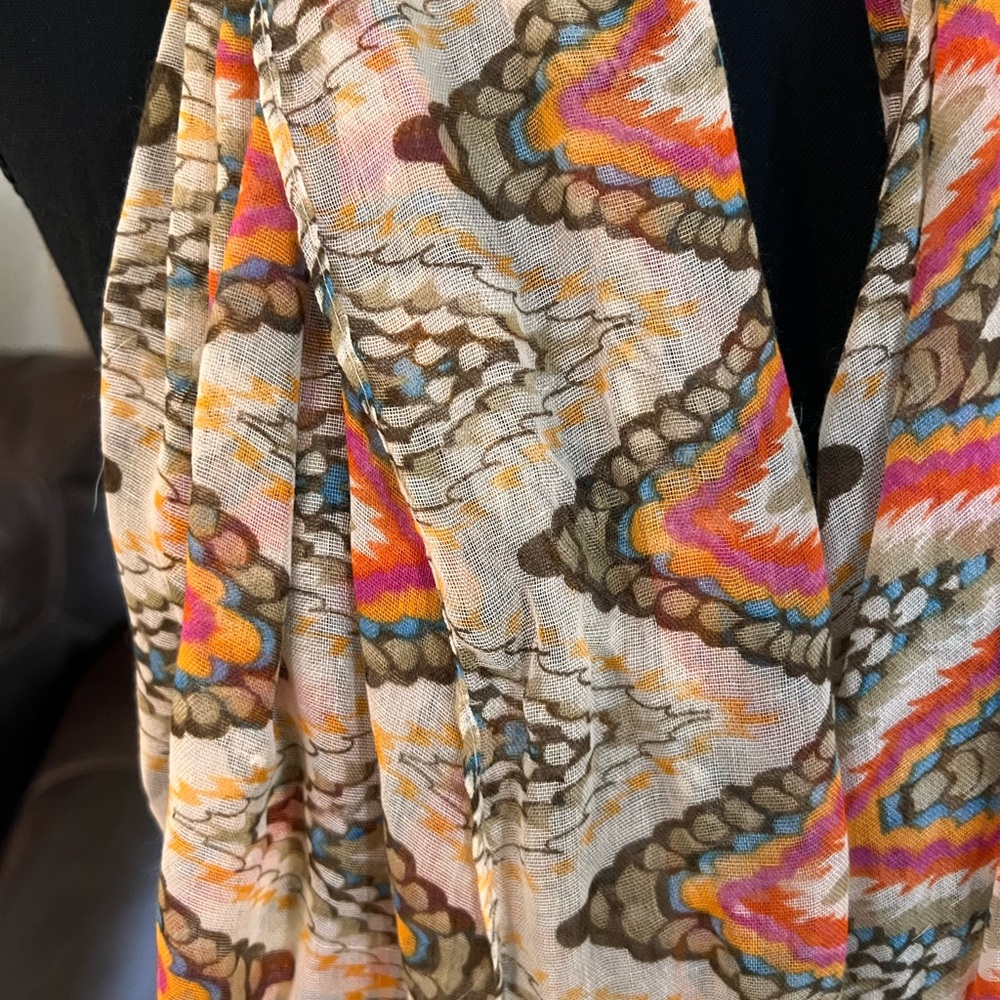 Ikat Infinity Scarf - Picture 2 of 2